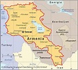 Armenia Map With Cities