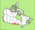 Winnipeg location on the Canada Map - Ontheworldmap.com