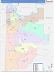Sebastian County, AR Wall Map Color Cast Style by MarketMAPS - MapSales.com