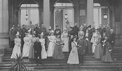 1898 (October) Württemberg Royal family and guests at the wedding of ...