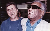 Steve Tyrell & Ray Charles in the studio while working on the ...