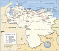 Political Map of Venezuela - Nations Online Project