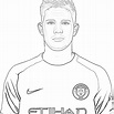 Kevin De Bruyne 4 Coloring Page - Free Printable Coloring Pages for Kids