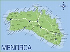 Minorca road map - Ontheworldmap.com