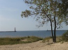 Dynamic Great Lakes: Muskegon Light on Lake Michigan