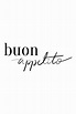 Buon Appetito Print Italian Modern Kitchen and Dining Room | Etsy UK ...