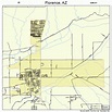 Florence Arizona Street Map 0423760