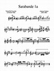 Brahms. Johannes - Sarabande 1 - Classical Guitar Library Classical ...