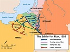 A map of the Schlieffen Plan.