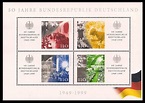 Blockausgabe: 50 Jahre Bundesrepublik Deutschland - Briefmarke BRD
