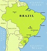 Map of Brazil cities - Brazil map of cities (South America - Americas)