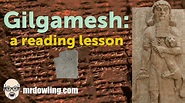 The Epic of Gilgamesh - a reading lesson for kids - YouTube