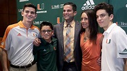 'Only in America, only in Miami:' Hurricanes coach Manny Diaz's family ...