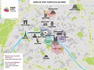 Mapa turístico de Paris : baixar mapa - PARISCityVISION