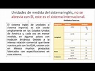 TABLAS DE EQUIVALENCIAS DEL SISTEMA INGLES - YouTube