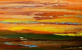 Daily Painters Of Colorado: Contemporary Abstract Landscape,Sunset Art ...