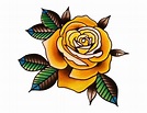 Flower Tattoo Resolution Old School Tattoo Png - Clip Art Library