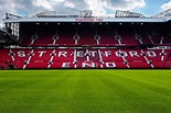 Manchester United Football Club - MUFC - Stretford End football pitch ...