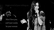 Hindi Zahra - Stand Up ( lyrics ) - YouTube