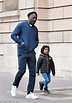 Idris Elba holds hands with son Winston exploring Paris | Daily Mail Online