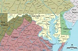 Pennsylvania And Maryland County Map