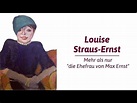 Kölsche Köpp #12: Louise Straus-Ernst | Viertelstunde. Für Dich! - YouTube