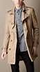 Burberry Mid-Length Lightweight Trench Coat in Natural for Men - Lyst