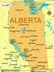 Alberta Regions Map - Map of Canada City Geography