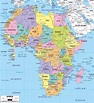 Detailed Map Of Africa With Cities - United States Map