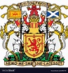 Scotland coat-of-arms Royalty Free Vector Image