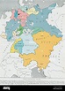 Mapa de la Confederación Alemana de 1815-1866 (Deutscher Bund). Los ...