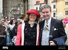 MUNICH, Germany - 20. MAY 2023: Georg von Habsburg, Ehefrau Eilika ...