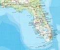 Landkarte Florida (Übersichtskarte) : Weltkarte.com - Karten und ...