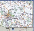 Map of Arizona Southern. Free highway road map AZ with cities towns ...