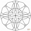 Kaleidoscope Design coloring page | Free Printable Coloring Pages