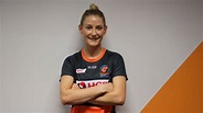 Annie Miller hopes to run out in Giants colours during Orange's Super ...