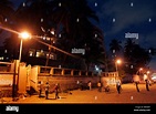 Juhu beach in Mumbai (Bombay) in India at night Stock Photo - Alamy
