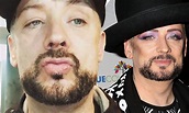 Boy George strips off makeup to show his bare face on his 55th birthday ...