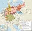 Map of Prussia 1763-1871 : MapPorn | Germany map, Cartography map, Map