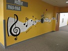 Music Department Hallway | School wall art, School murals, Classroom ...