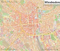 Große detaillierte stadtplan von Wiesbaden