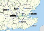 Mapa dos aeroportos de Londres - Mapa dos aeroportos de Londres ...