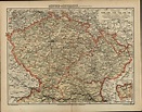 Bohemia Germany Austria Mahren 1867 Meyer small old map: (1867) Map ...