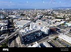 Aerial view of downtown Culver City, California Stock Photo - Alamy