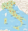 Map Of Italy with towns and Cities | secretmuseum