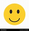 Smiley face emoji symbol icon isolated Royalty Free Vector