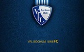 Download wallpapers VfL Bochum 1848, 4k, leather texture, German ...