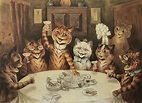 Original Vintage Print 1983 by Louis Wain. Cats. the Wedding - Etsy UK