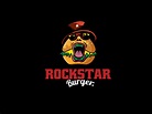 Rockstar Burger logo design by MD Eastahad Shafin Hasan Badhon on Dribbble