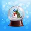 Snow globe with snowman 472269 Vector Art at Vecteezy